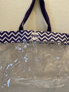 TCU Horned Frogs Clear Stadium Tote for TCU Horned Frogs Fans. - Bild 1 von 3