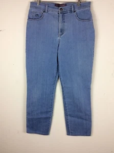 GLORIA VANDERBILT "AMANDA BLING" STRAIGHT LEG STRETCH JEANS WOMEN'S SIZE 12 AVG. - Picture 1 of 8