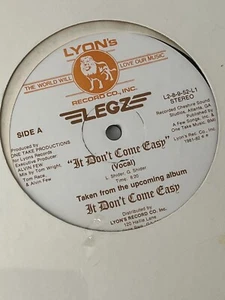 LEGZ - IT DON'T COME EASY-BOOGIE FUNK 12"" ORIGINAL 12"" EINZELNE LYON'S REC VERSIEGELT - Bild 1 von 5