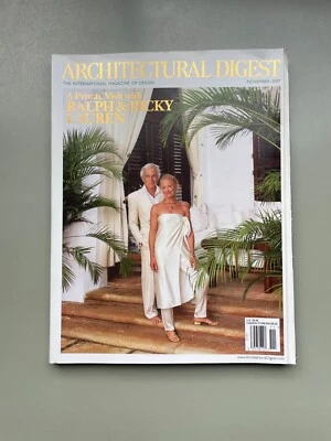 Architectural Digest Magazine November 2007 - vintage retro interiors - Image 1 of 4