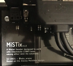 MiSTix - Mini-ITX MiSTer board for Checkmate A1500/Mini Case or any ITX Case - Photo 1/11