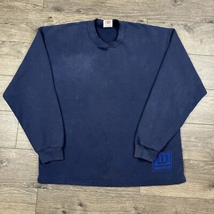 Vintage Wilson Pro 5000 Sweatshirt Adult XL Navy Blue Logo Crewneck - Picture 1 of 6