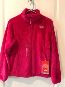 The North Face Girls Osolita Fleece Jacket Full Zip Passion Pink Size XL Msrp:90 - Picture 1 of 5