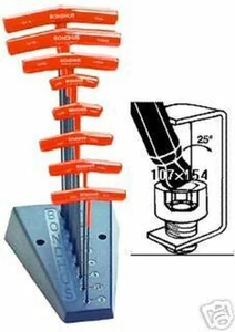Bondhus Metric Ball-End T Handle Hexagon Key 8 Piece - Picture 1 of 1