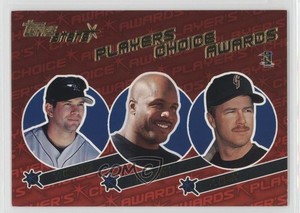 2001 Topps Stars Players Choice Awards Todd Helton Barry Bonds Jeff Kent #PCA7