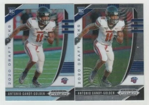(2) Antonio Gandy-Golden 2020 PANINI PRIZM DRAFT PICKS PLATA PRIZM + LOTE NOVATO - Imagen 1 de 1
