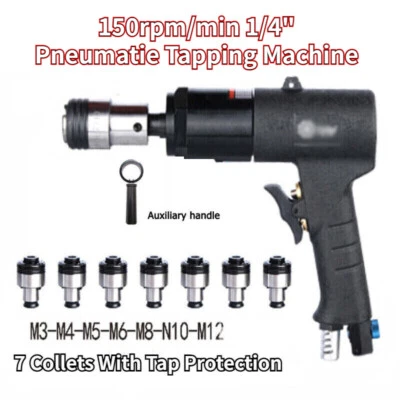 150rpm/min Pneumatic Tapping Machine Gun Air Drilling Type Drill + M3-12 Chucks - Image 1 of 4