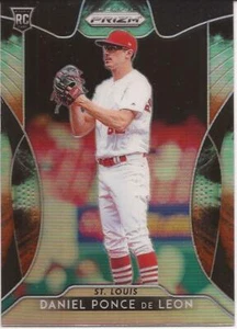 2019 PRIZM COSMIC HAZE REFRACTOR # 44 - DANIEL PONCE de LEON - ROOKIE -CARDINALS - Picture 1 of 2