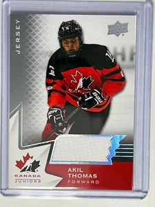 2020-21 UD Team Canada Juniors - Jersey #34 - Hlinka - Akil Thomas