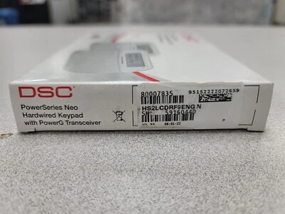 DSC HS2LCDRF9ENG N PowerSeries Neo LCD Keypad PowerG Transceiver Private Label - Image 1 of 4
