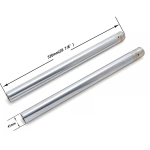 Tubi forcella cromati 41/530 mm per Harley Davidson Touring '84-'13. OE ref 45972-09 - Foto 1 di 6