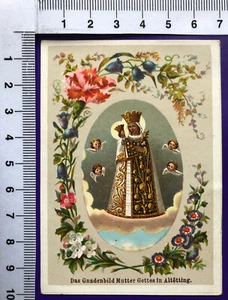 Andachtsbild Wallfahrt Andenken Altötting Mutter Gottes Gnadenbild Maria Engel - Bild 1 von 2
