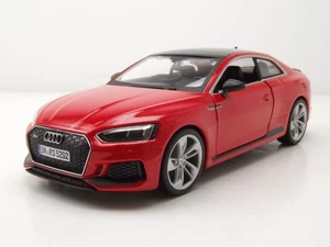 Audi RS5 Coupé 2019 Rojo Modelo De Coche 1:24 Bburago - Imagen 1 de 9