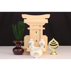 Japanese home Kamidana Shinto Shirne Small size Fuii set kitchen God High class - Picture 1 of 9