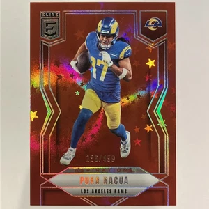 2025 Donruss Elite Puka Nacua #56 Red Stars Aspirations /499 Rams - Picture 1 of 6