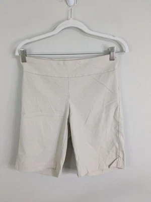 Pantalones Cortos J. McLaughlin Para Mujer 4 Beige Elastizados Gimnasio Atlético Foto 1 de 4