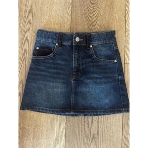 Zara Girls Blue Denim Skirt Size 10 - Picture 1 of 4