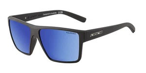 DIRTY DOG NOISE 53696 POLARISED SUNGLASSES SATIN DARK BROWN / BLUE MIRROR - Picture 1 of 2