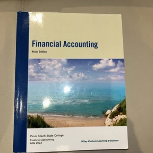 Financial Accounting Ninth Edition, Palm Beach State College - VERY GOOD - Picture 1 of 1