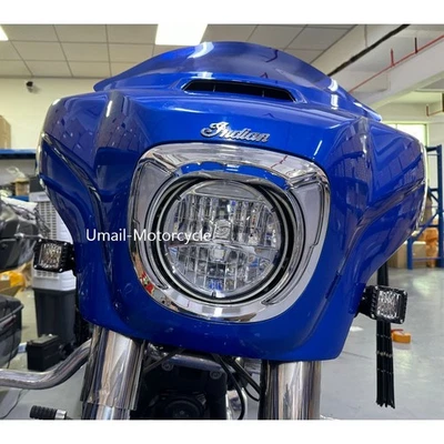 Luces LED señales de giro delanteras para Indian Roadmaster Dark Horse/Limited PowerBand Foto 1 de 4