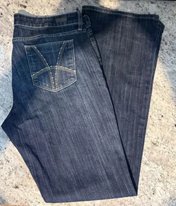 Womens 14 Kut from the Kloth stretch jeans: Karen Baby Bootcut Fit, Dark Wash - Picture 1 of 10
