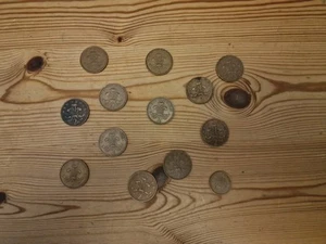 Raro Penique Nuevo 1971 Isabel II 2p x12 y Penny Nuevo x1 Monedas Británicas - Imagen 1 de 12