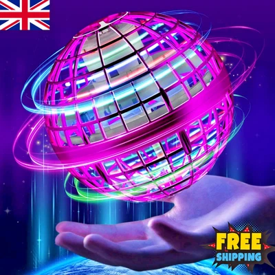 New Pro Flying Ball Space Orb Magic Mini Drone UFO Boomerang Spinner Toy Gift UK - Image 1 of 4