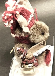 Boyds Plüsch 7 Zoll Gelenkelch #573003 Geschenkset, Tasche passende Glocke NEU Weihnachten - Bild 1 von 9