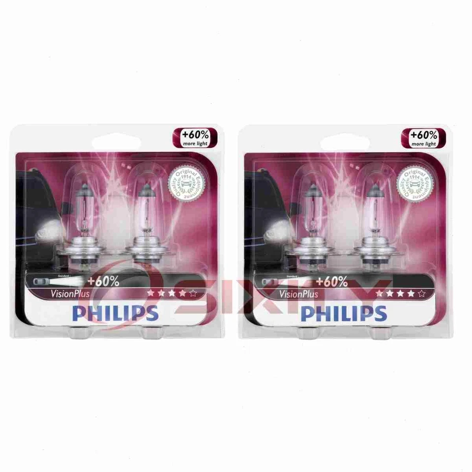 2 bombillas de faros de haz bajo Philips para Lincoln Town Car 2003-2011 si Foto 1 de 4