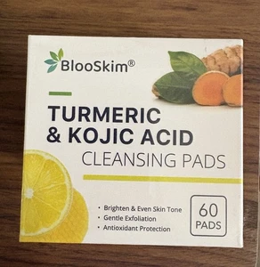 Turmeric Kojic Acid Cleansing Pads: Turmeric Pads for Face Dark Spots - Exfoliat - Picture 1 of 8