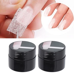 Nail Extension Fiberglass Kit Nail Quick Extending Shaping Fiberglass Gel M DW - Picture 1 of 12