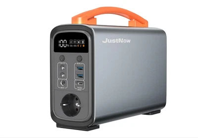 JustNow Powerstation 320WH Solar Generator Akku LiFePO4 Camping Solarspeicher - Bild 1 von 4