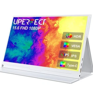 UPERFECT 15,6" 1920x1080 Gaming Monitor USB C Bildschirm Monitor USB C Monitor - Bild 1 von 8