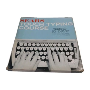 1963 Sears Touch Typing Course 2-LP Vinyl Teaches You To Type in 10 days + KEY  - Imagen 1 de 21