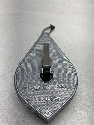 Chalk Line Reel, Plumb Bob . No Chalk Allows You To Add Any Color Required. B11 - Image 1 of 3