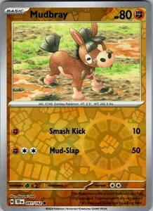 Mudbray 091/162 Common Reverse Holo SV05: Temporal Forces NM - Picture 1 of 2
