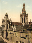 Dijon. L?Église Notre-Dame. Pz Vintage Photochromie Photochromie, Vintage Phot
