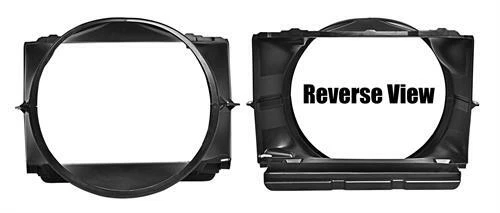 Cubierta de ventilador de camioneta Chevy 1981-87 8 cilindros gasolina - superior + inferior Foto 1 de 1