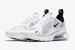 Nike Air Max 270 White Black Size US 9 Womens Casual Sneakers Shoes Runners ✅ - Picture 1 of 11
