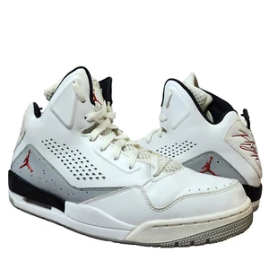 JORDAN SC-3 White Cement Leather Sz 12 White/Gym Red-Wolf Grey-Black 629877-105 - Picture 1 of 13
