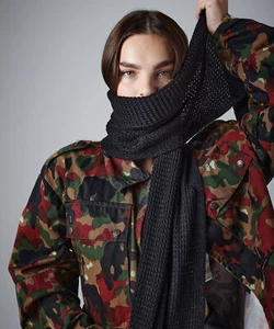 Beechfield's klassischer Waffelstrickschal schlicht Herren Damen weich dick warm Winter - Bild 1 von 8