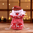 3 Pcs Christmas Favors Bag for Party Bags Drawstring Cloth Gift Child