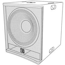 BST FIRST-SP18S PASSIV PA SUBWOOFER BASS 18" PARTY DISCO CLUB SOUND DJ MUSIK 