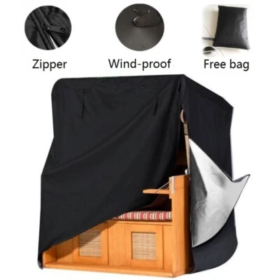 Neu Strandkorb Schutzhaube Schutzhülle XXL Abdeckung Abdeckhaube Strandkorbhülle - Bild 1 von 4