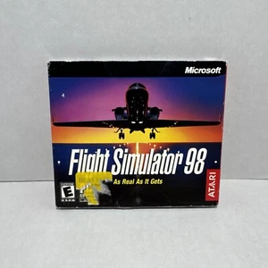 Microsoft Flight Simulator 98 Game Complete PC CD ROM - Picture 1 of 6