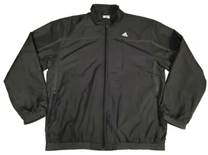 Adidas 2007 giacca full zip uomo tg XL pile foderato grigio/clima riflettente caldo - Foto 1 di 11