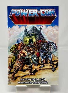 POWER-CON 2018 TORRANCE, CA ESCLUSIVA 12 PAGINE PROGRAMMA NUOVO DI ZECCA MASTERS UNIVERSE MOTU - Foto 1 di 6