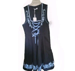 Women's German Dirndl Costume Dress Girl Bavarian Beer Oktoberfest Carnival M - Picture 1 of 5