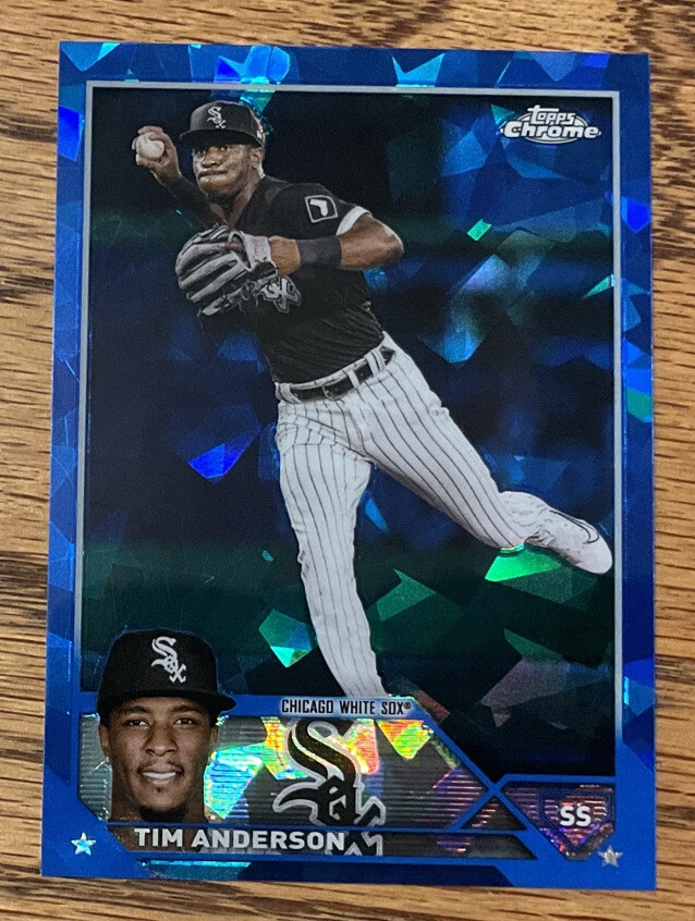 2023 Topps Chrome Sapphire Tim Anderson, Chicago White Sox, #282 - Image 1 of 1