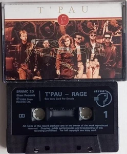 T'PAU - Rage - CHROME Cassette Tape Album - Picture 1 of 6